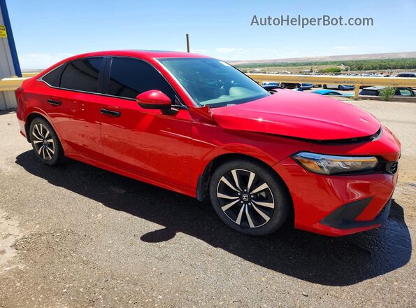2HGFE1F78NH326378 2022 HONDA CIVIC Red წინა მარჯვენა