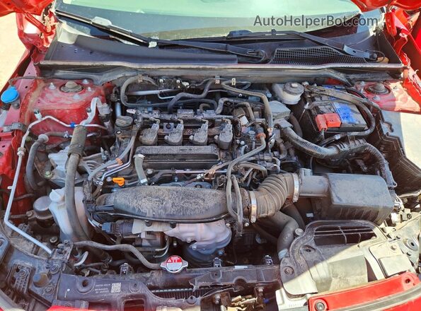 2HGFE1F78NH326378 2022 HONDA CIVIC Red უკანა სალონის ხედი