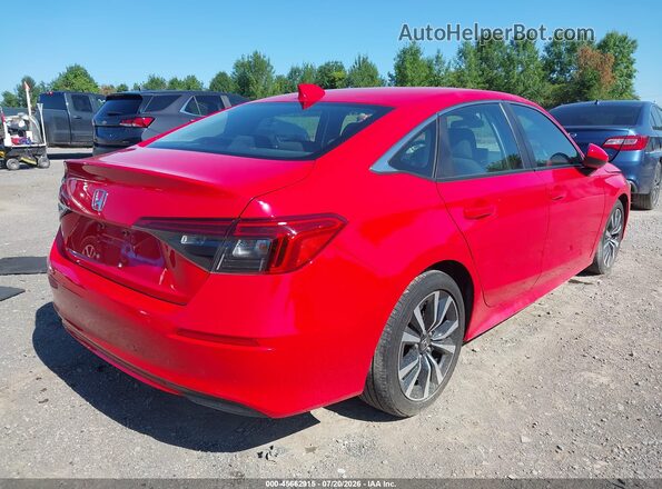 2HGFE1F78PH321586 2023 HONDA CIVIC Красный Задняя правая четверть