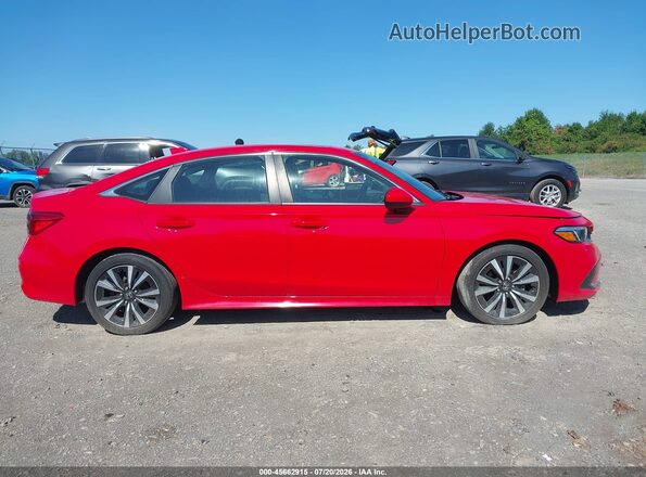 2HGFE1F78PH321586 2023 HONDA CIVIC Красный Вид задней части салона