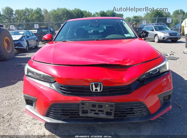 2HGFE1F78PH321586 2023 HONDA CIVIC Красный Вид щитка приборов
