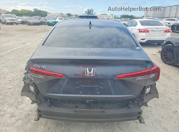 2HGFE1F79NH324123 2022 HONDA CIVIC Gray Rear view
