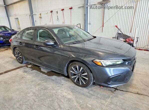 2HGFE1F79PH322293 2023 HONDA CIVIC Серый Передняя правая четверть