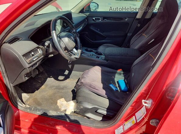 2HGFE1F7XNH302437 2022 HONDA CIVIC Red Սալոնի դիմացի տեսք
