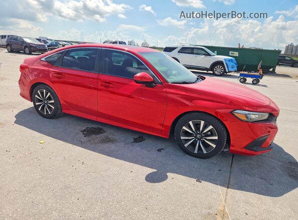 2HGFE1F7XNH302437 2022 HONDA CIVIC Red Առջևի աջ