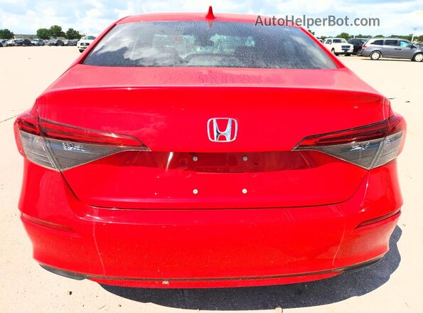2HGFE1F7XNH302437 2022 HONDA CIVIC Red Հետևի տեսք