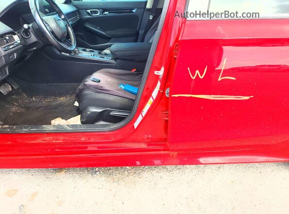 2HGFE1F7XNH302437 2022 HONDA CIVIC Red Շարժիչի բաժամունքի տեսք