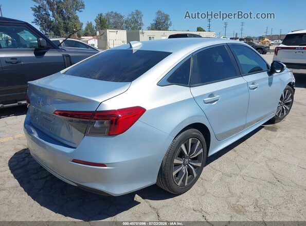 2HGFE1F7XNH307296 2022 HONDA CIVIC Light Blue Trasero derecho