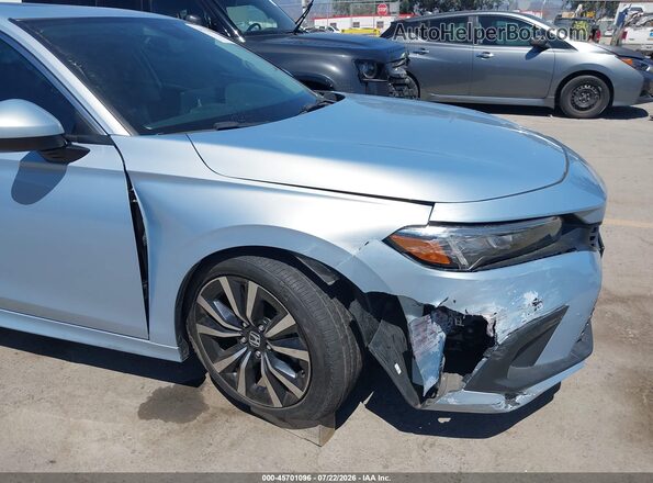 2HGFE1F7XNH307296 2022 HONDA CIVIC Light Blue Vista frontal