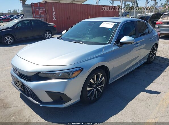 2HGFE1F7XNH307296 2022 HONDA CIVIC Light Blue Vista tres cuartos delantera izquierda