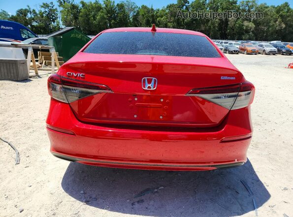 2HGFE1F7XPH300562 2023 HONDA CIVIC Red Vista trasera