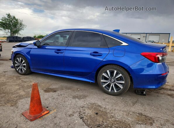 2HGFE1F7XRH336514 2024 HONDA CIVIC Blue უკანა მარცხენა