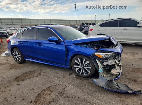 2HGFE1F7XRH336514 2024 HONDA CIVIC Blue წინა მარჯვენა