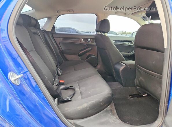 2HGFE1F7XRH336514 2024 HONDA CIVIC Blue უკანა სავარძლების ხედი