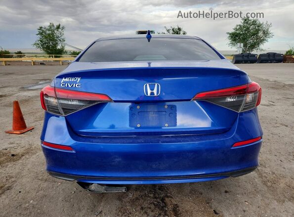 2HGFE1F7XRH336514 2024 HONDA CIVIC Blue უკანა ხედი