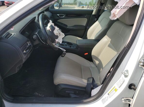 2HGFE1F90NH302061 2022 HONDA CIVIC Белый Вид салона спереди