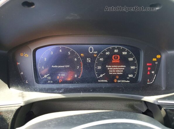 2HGFE1F90PH314567 2023 HONDA CIVIC Белый Вид щитка приборов