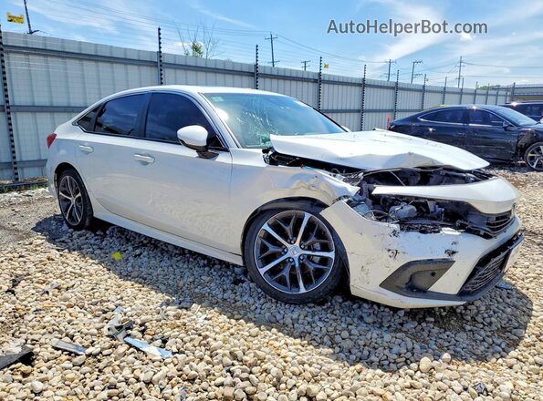 2HGFE1F90PH314567 2023 HONDA CIVIC Белый Передняя правая четверть