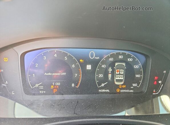 2HGFE1F90RH302681 2024 HONDA CIVIC Красный Вид щитка приборов