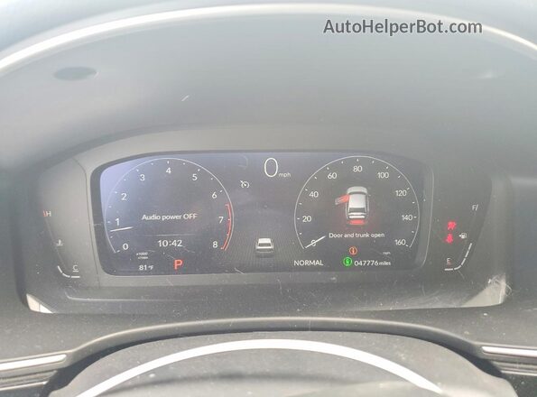 2HGFE1F90RH321957 2024 HONDA CIVIC White Instrument cluster view