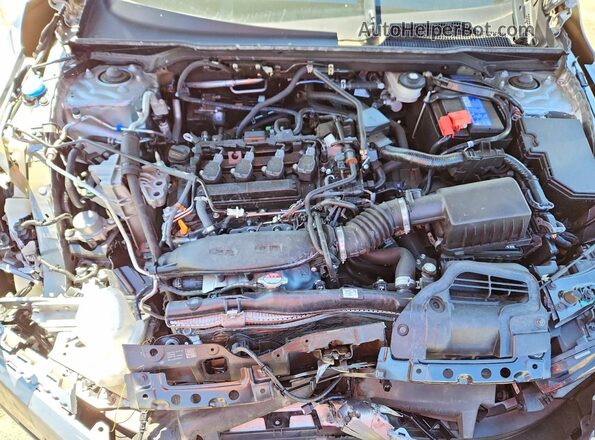2HGFE1F91NH307821 2022 HONDA CIVIC Серебряный Вид задней части салона