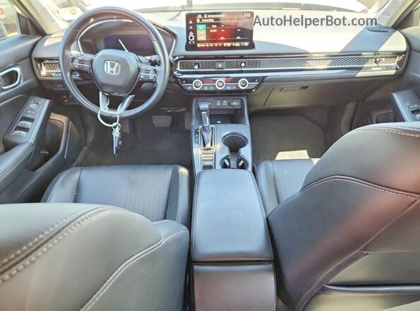 2HGFE1F91NH307821 2022 HONDA CIVIC Серебряный Вид панели приборов