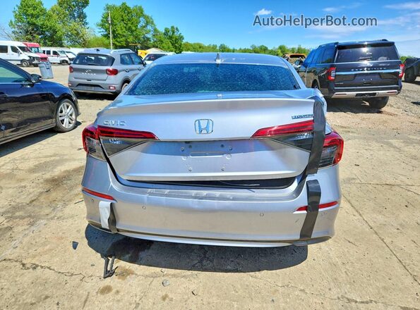 2HGFE1F91NH307821 2022 HONDA CIVIC Серебряный Вид сзади