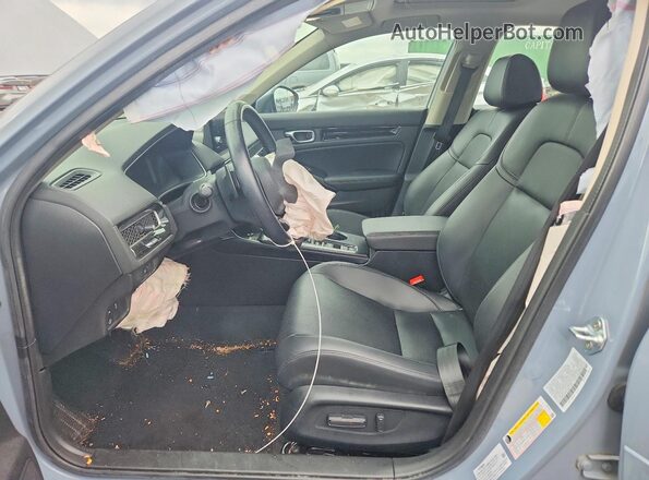 2HGFE1F91PH313752 2023 HONDA CIVIC Gray Вид салону спереду