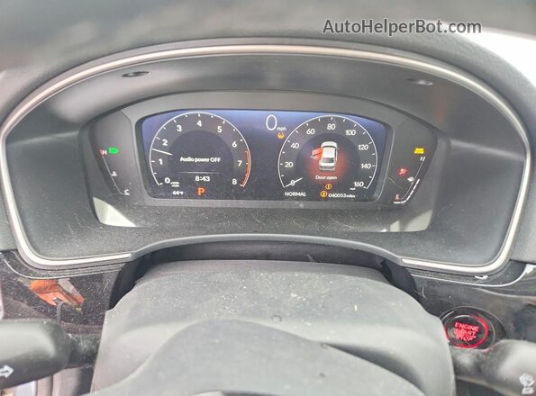 2HGFE1F91PH313752 2023 HONDA CIVIC Gray Вид щитка приладів