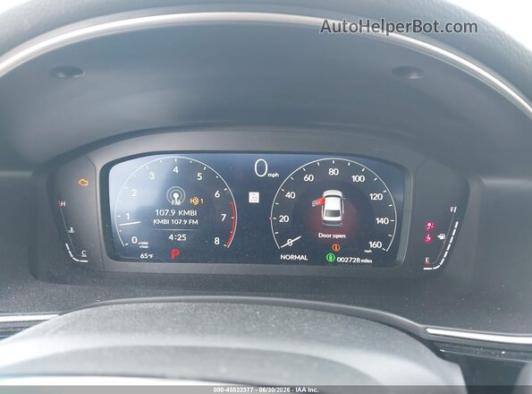 2HGFE1F91RH303967 2024 HONDA CIVIC Blue Հետևի նստատեղերի տեսք