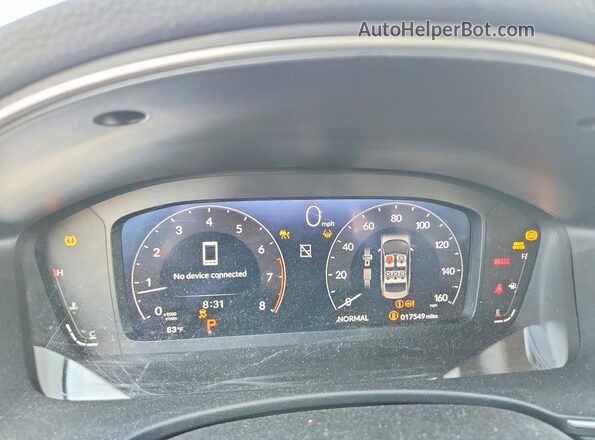 2HGFE1F91RH312135 2024 HONDA CIVIC Blue Widok zestawu wskaźników