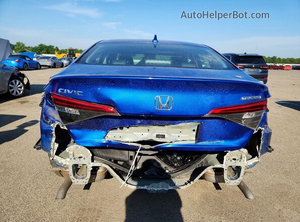 2HGFE1F91RH312135 2024 HONDA CIVIC Blue Widok z tyłu