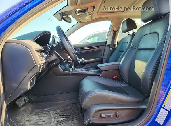 2HGFE1F91RH312135 2024 HONDA CIVIC Blue Widok wnętrza z przodu