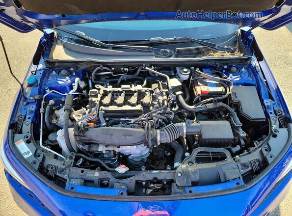 2HGFE1F91RH312135 2024 HONDA CIVIC Blue Widok wnętrza z tyłu