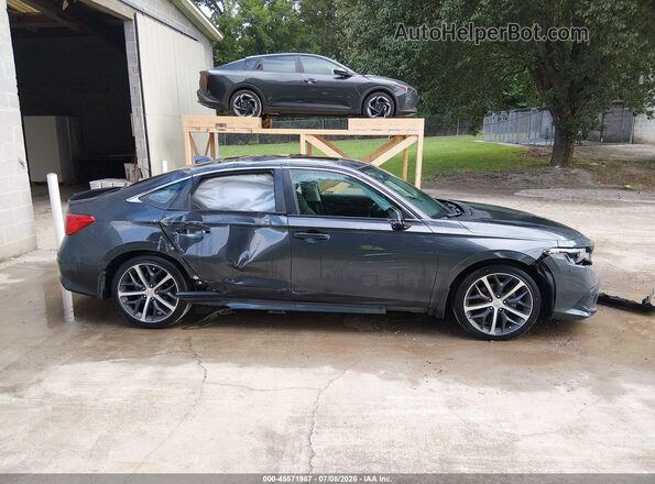 2HGFE1F91RH315214 2024 HONDA CIVIC Gray Vista interior trasera
