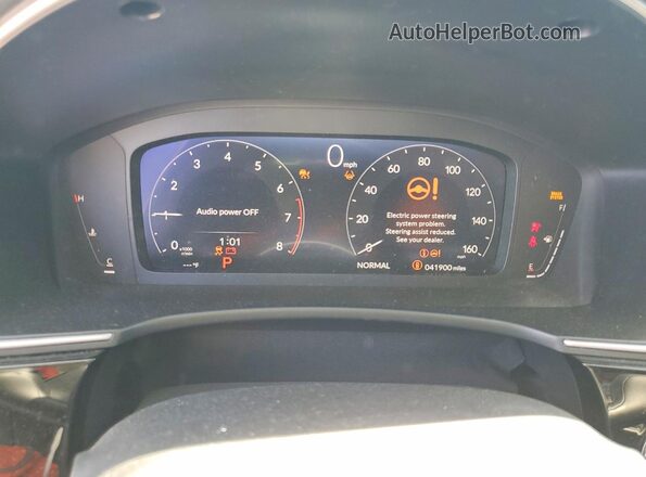 2HGFE1F91RH340839 2024 HONDA CIVIC White Widok zestawu wskaźników