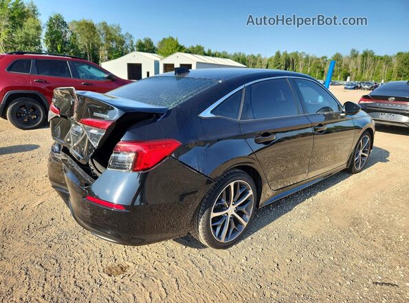 2HGFE1F92NH001680 2022 HONDA CIVIC Black უკანა მარჯვენა