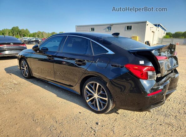 2HGFE1F92NH001680 2022 HONDA CIVIC Black უკანა მარცხენა