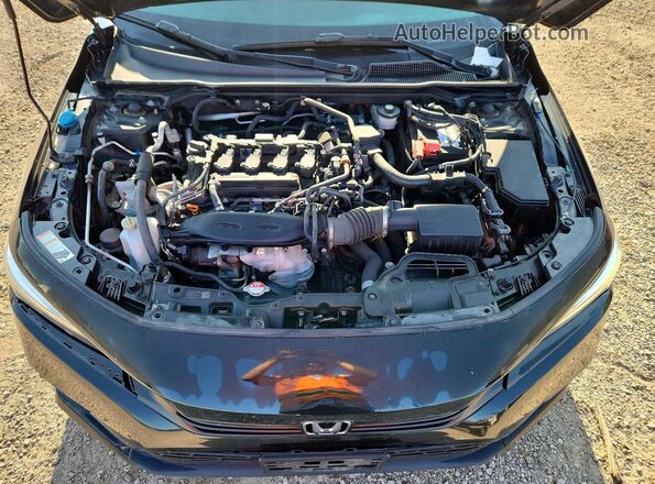 2HGFE1F92NH001680 2022 HONDA CIVIC Black უკანა სალონის ხედი