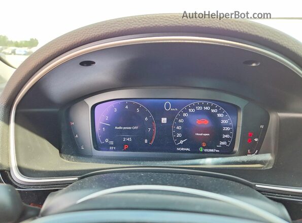 2HGFE1F92NH006216 2022 HONDA CIVIC White Սարքավորումների վահանակի տեսք