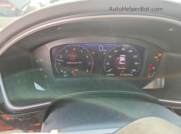 2HGFE1F92NH301087 2022 HONDA CIVIC Gray Սարքավորումների վահանակի տեսք