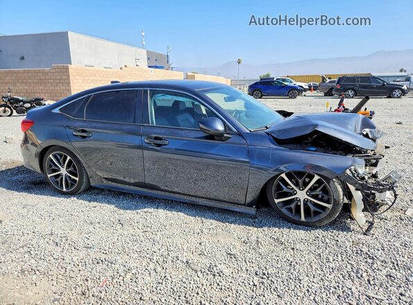 2HGFE1F92NH306242 2022 HONDA CIVIC Серый Передняя правая четверть