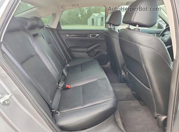 2HGFE1F93NH002756 2022 HONDA CIVIC Silver Rear seats view