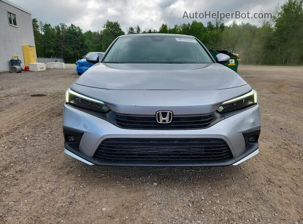 2HGFE1F93NH002756 2022 HONDA CIVIC Silver Front view