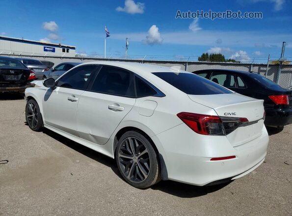 2HGFE1F93NH007357 2022 HONDA CIVIC White Rear left