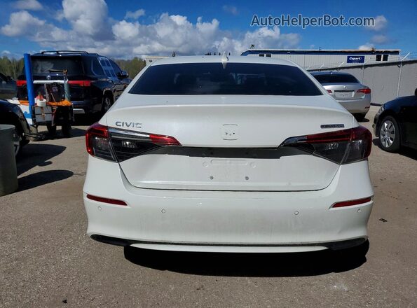 2HGFE1F93NH007357 2022 HONDA CIVIC White Rear view