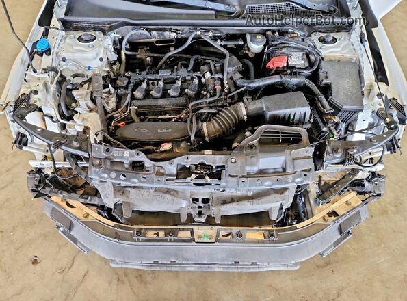 2HGFE1F93NH315466 2022 HONDA CIVIC Белый Вид задней части салона