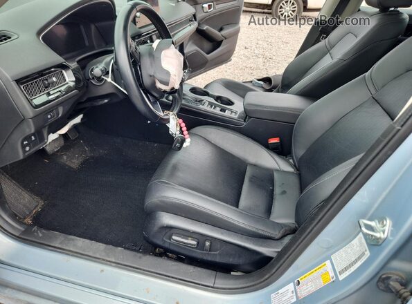 2HGFE1F93NH328590 2022 HONDA CIVIC Blue წინა სალონის ხედი