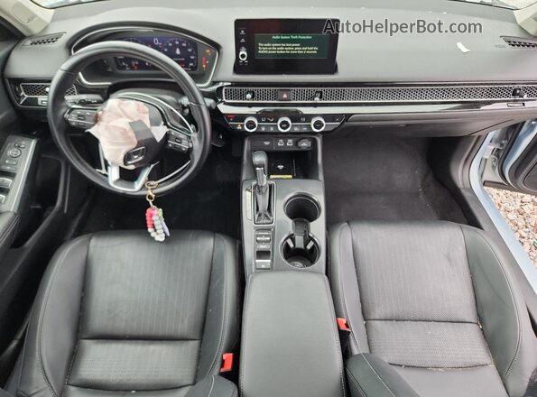 2HGFE1F93NH328590 2022 HONDA CIVIC Blue წინა პანელის ხედი