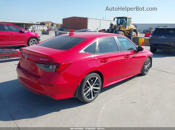 2HGFE1F93PH323456 2023 HONDA CIVIC Red უკანა მარჯვენა